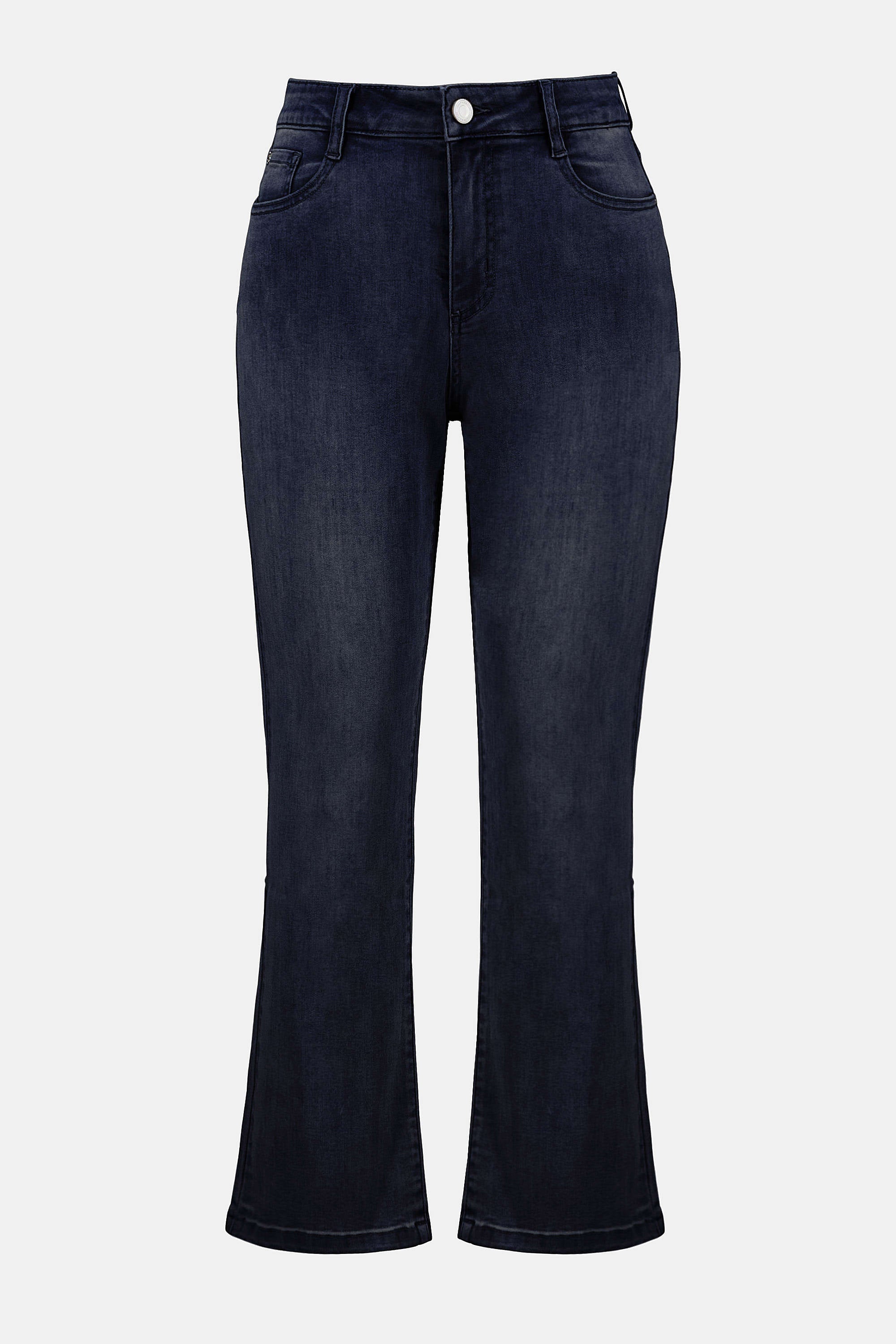 High-quality images showcasing the Margot Classic Straight Leg Stretch Jeans by Joseph Ribkoff from multiple angles. Highlighting the classic straight-leg silhouette, stretch denim fabric, and available color options including Black, Dark Denim Blue, Denim Medium Blue, Moonstone, and Light Blue Denim. Perfect for visualizing fit, texture, and style details.