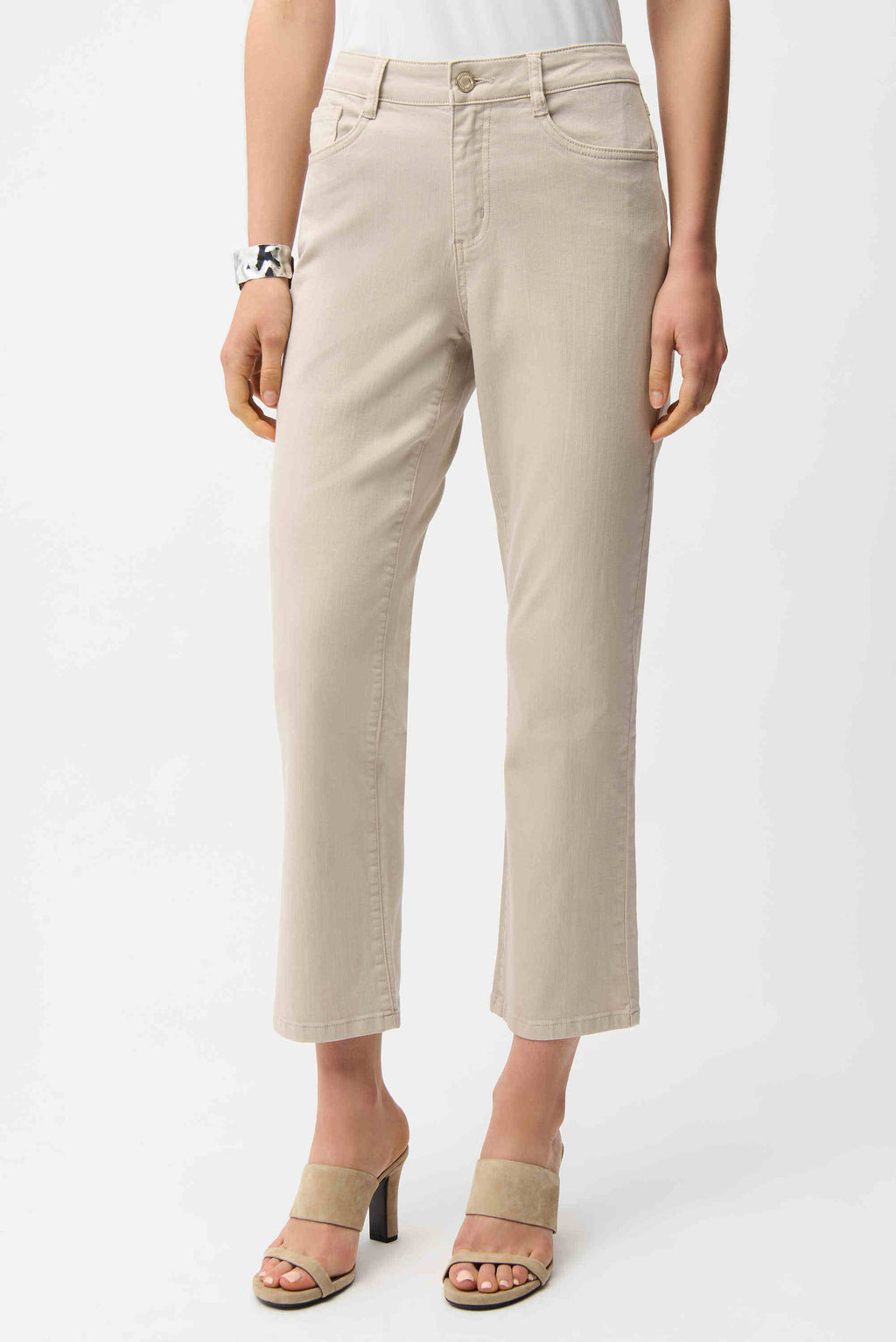 High-quality images showcasing the Margot Classic Straight Leg Stretch Jeans by Joseph Ribkoff from multiple angles. Highlighting the classic straight-leg silhouette, stretch denim fabric, and available color options including Black, Dark Denim Blue, Denim Medium Blue, Moonstone, and Light Blue Denim. Perfect for visualizing fit, texture, and style details.